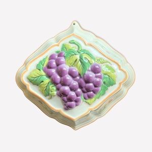 Set of 2 Franklin Mint Le Cordon Blue Porcelain Molds Vintage 1986